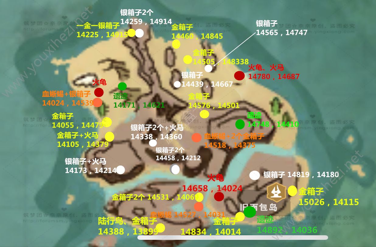 创造与魔法2018全地图资源分布及刷新时间一览