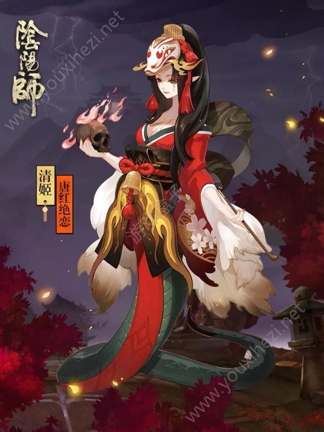 阴阳师清姬新皮肤曝光 清姬皮肤·唐红绝艳即将登场[多图]图片2