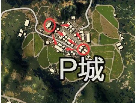 绝地求生全军出击P城怎么玩？P城落点及地形攻略介绍[多图]图片3