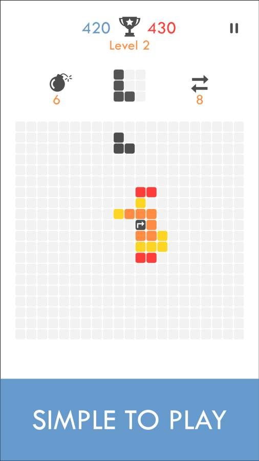挪移成方游戏最新版下载（Make Squares）图3: