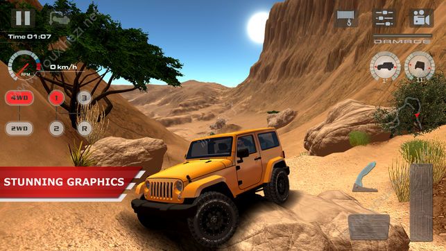 越野驾驶沙漠1.0.7全解锁中文安卓版下载（OffRoad Drive Desert）图5: