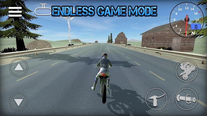 车轮3D免费地图中文汉化安卓版下载（Wheelie Rider 3D）图1: