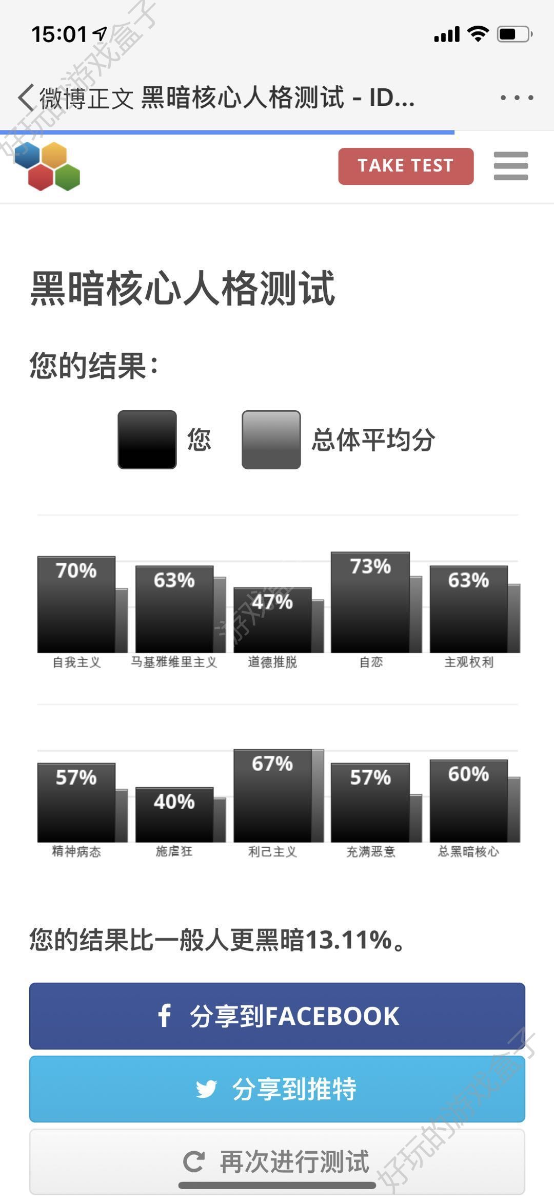 黑暗核心人格测试app网址地址图1: