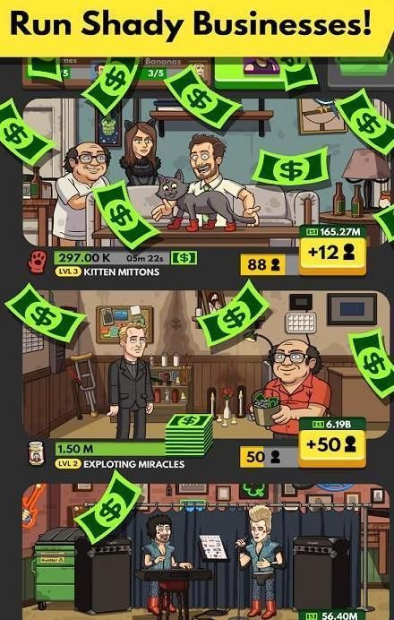 激情酒吧金币版安卓下载（Always Sunny: Gang Goes Mobile）图3: