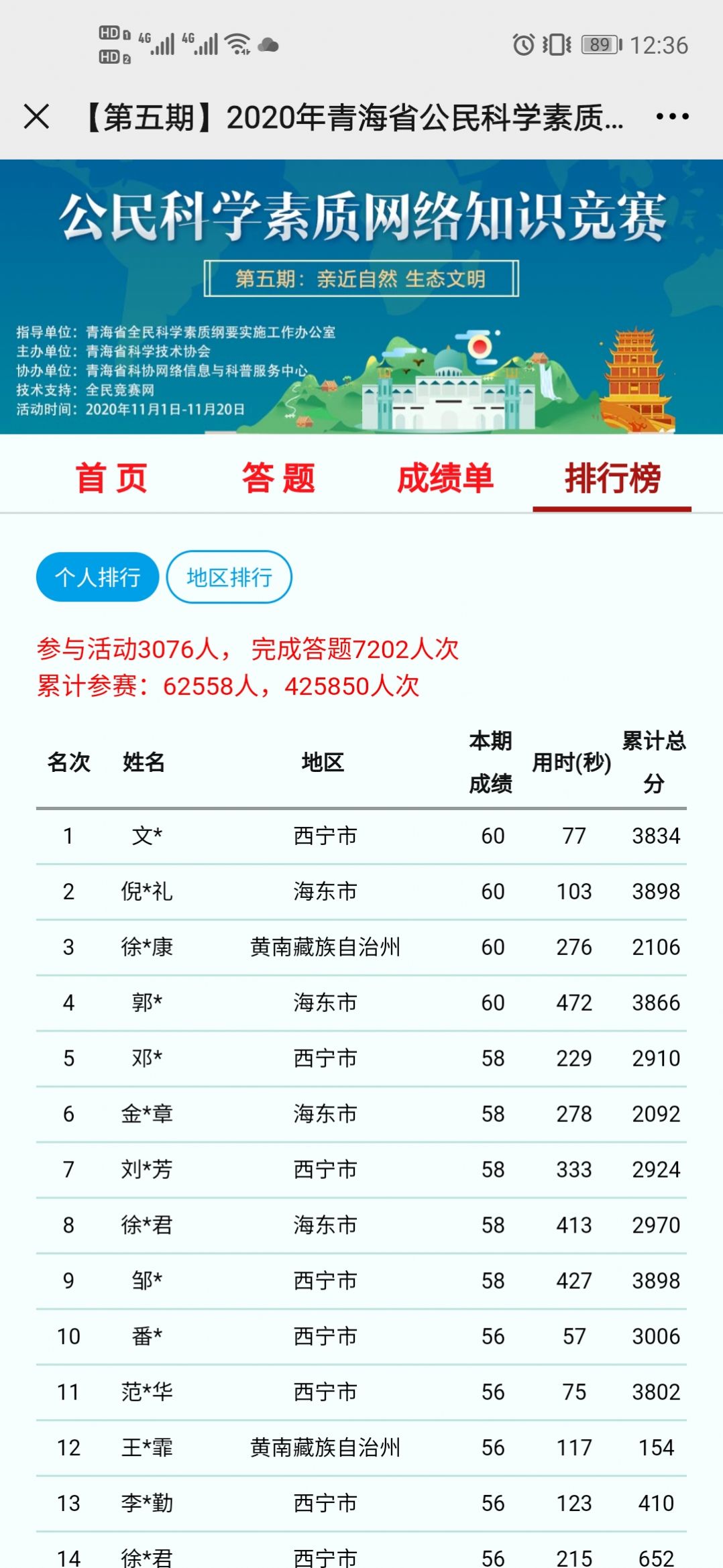 2020青海省公民科学素质网络知识竞赛第五期答案图1