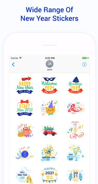 2021新年贴纸appmf 版图2