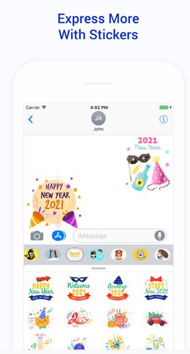 2021新年贴纸appmf 版图1