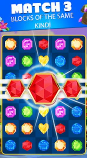 宝石匹配幻想游戏最新手机版Jewels Match 3图4: