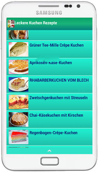 美味蛋糕食谱APP（Leckere Kuchen Rezepte）图1