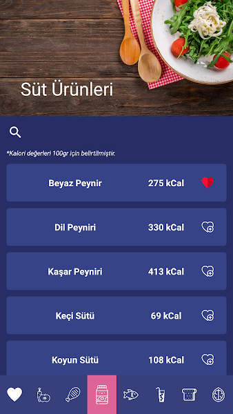 卡路里表APP（Kalori Tablosu）图4