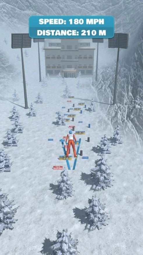 滑雪坡道跳跃游戏图5