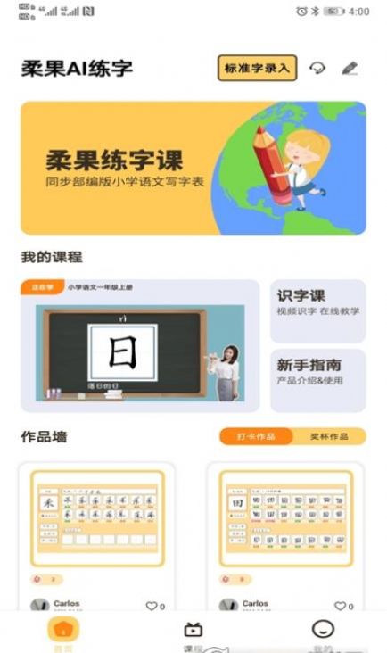 柔果AI练字app免费版图2