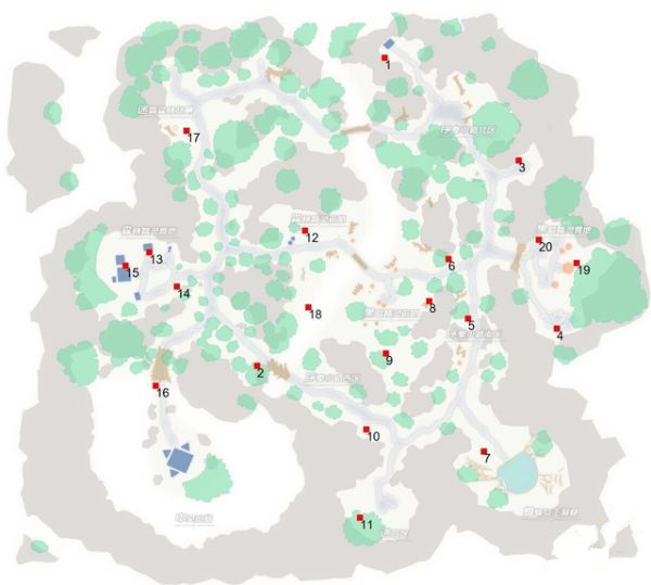 刀剑神域黑衣剑士王牌地图宝箱在哪里？地图1-5层宝箱位置分布图[多图]图片4