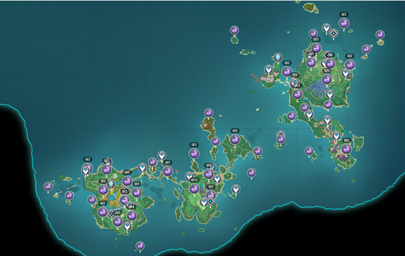 原神雷神瞳收集位置分布图，98个雷神瞳位置与获取方法图文攻略[多图]图片2