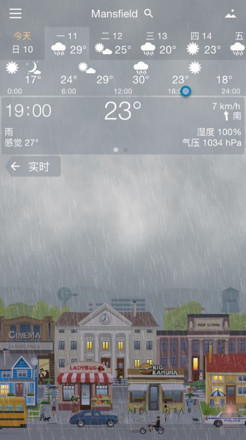 YoWindow实景天气app图2