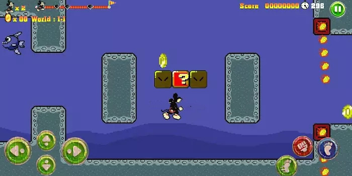 米奇丛林冒险冲刺游戏最新安卓版Adventure Dash Mickey jungle图1: