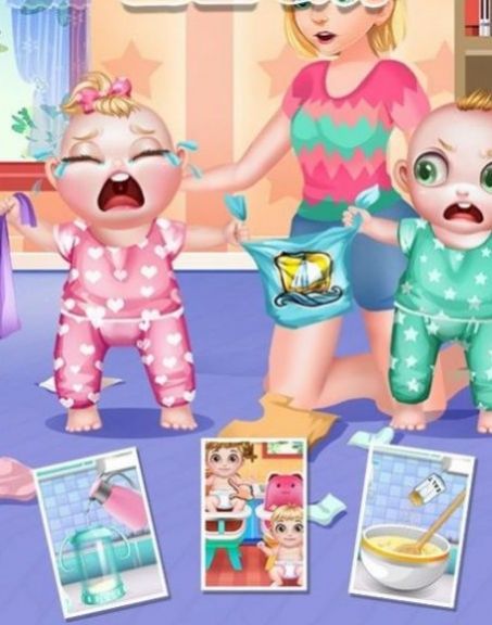 Naughty Twin Baby Simulator 3D游戏图1