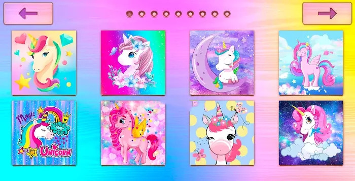 Kids Puzzles Unicorns游戏图3