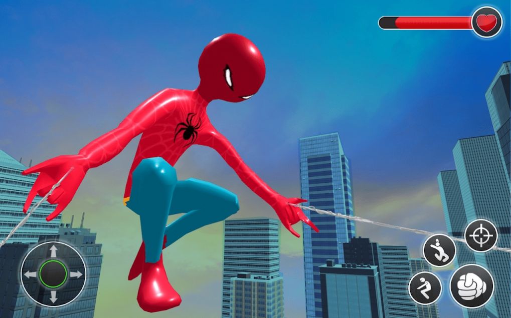 蜘蛛火柴人城市战斗游戏官方版（Spider Stickman city battle）图2: