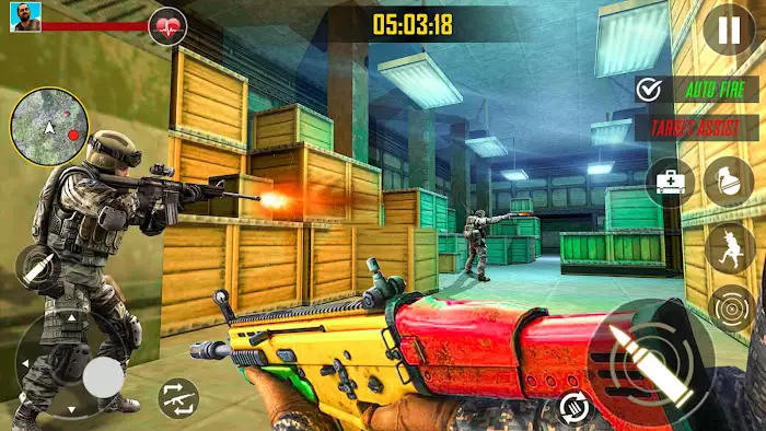 战士FPS战略战争游戏安卓版（arrior Fps Shooting Gun Games）图3: