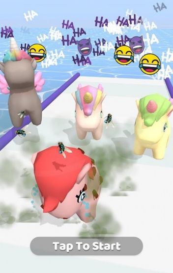 独角兽装扮跑游戏安卓版（Unicorn Run 3D）图3: