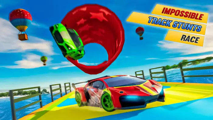 超级斜坡汽车特技终极竞赛游戏安卓版（Mega Ramps Car Stunt Game Ultimate Races）图2: