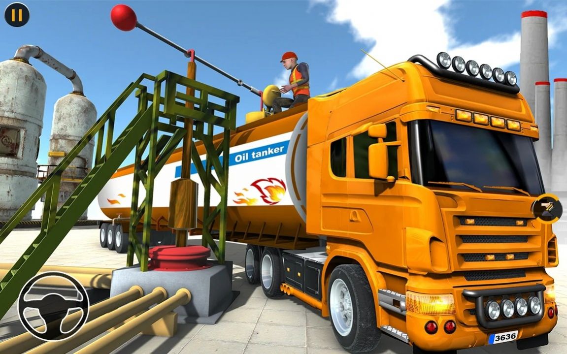 油轮驾驶卡车游戏手机版（Oil Tanker Driving Truck Games）图4: