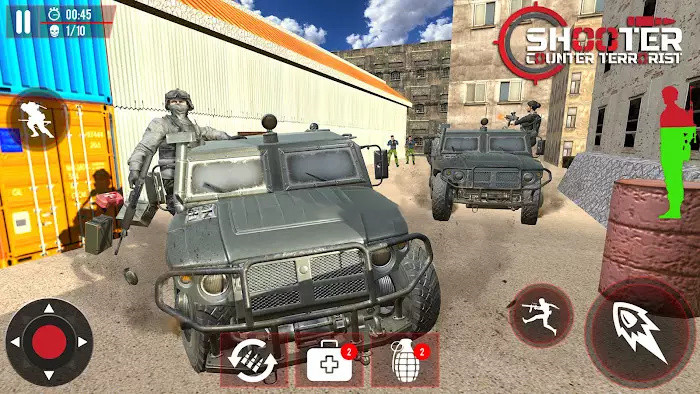 真正的FPS突击队自由射击游戏手机版（FPS Commando Shooting: Real Free Shooting Game）图2: