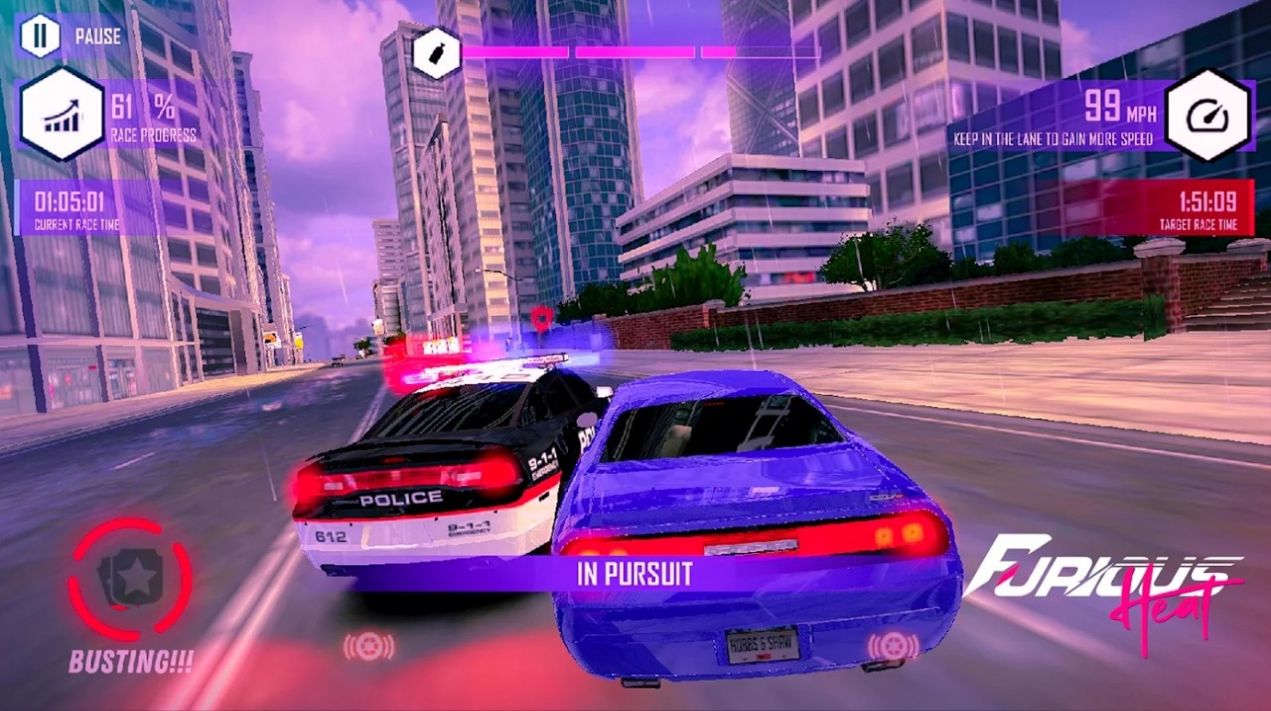 疯狂热火竞速游戏安卓版(Furious Heat Racing)图1: