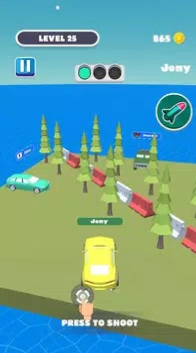 弹弓汽车竞技场游戏手机版（Slingshot Race Arena）图1: