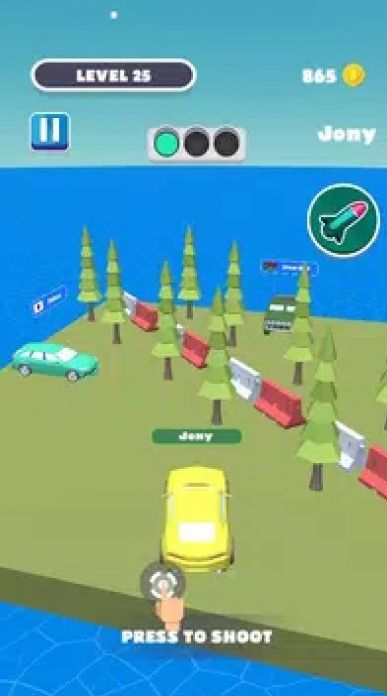 弹弓汽车竞技场游戏手机版（Slingshot Race Arena）图2: