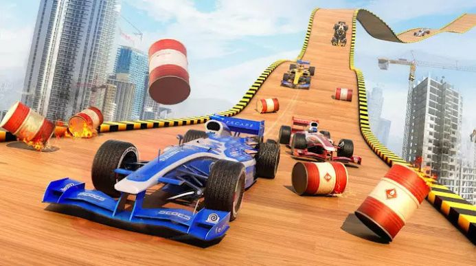 方程式赛车特技赛游戏手机版（Formula Car Stunt Racing Games）图1: