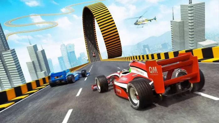 方程式赛车特技赛游戏手机版（Formula Car Stunt Racing Games）图2: