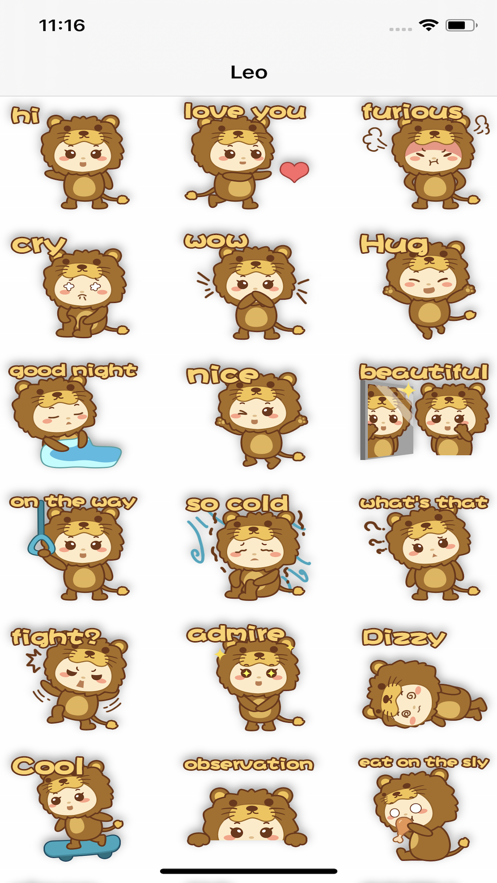 Leo sticker贴纸app官方下载图1: