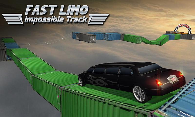 快速豪华车不可能跟踪3D游戏安卓版（Fast Limo Impossible Track）图4: