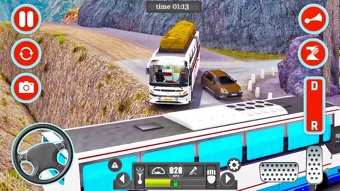 现代越野公共汽车游戏手机版（Modern Offroad Bus）图2: