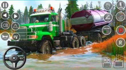 越野泥浆卡车驾驶游戏手机版（Offroad Mud Driving Truck Games）图1: