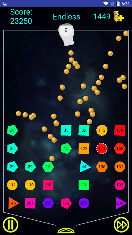 物理打砖块安卓中文版（Physics Brick Breaker）图2: