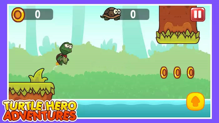 海龟英雄历险记游戏安卓版（Turtle Hero Adventures）图1: