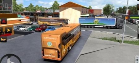 欧洲高速公路真正的公共汽车3d游戏手机版(Modern Coach Ultimate Drive 3D)图1: