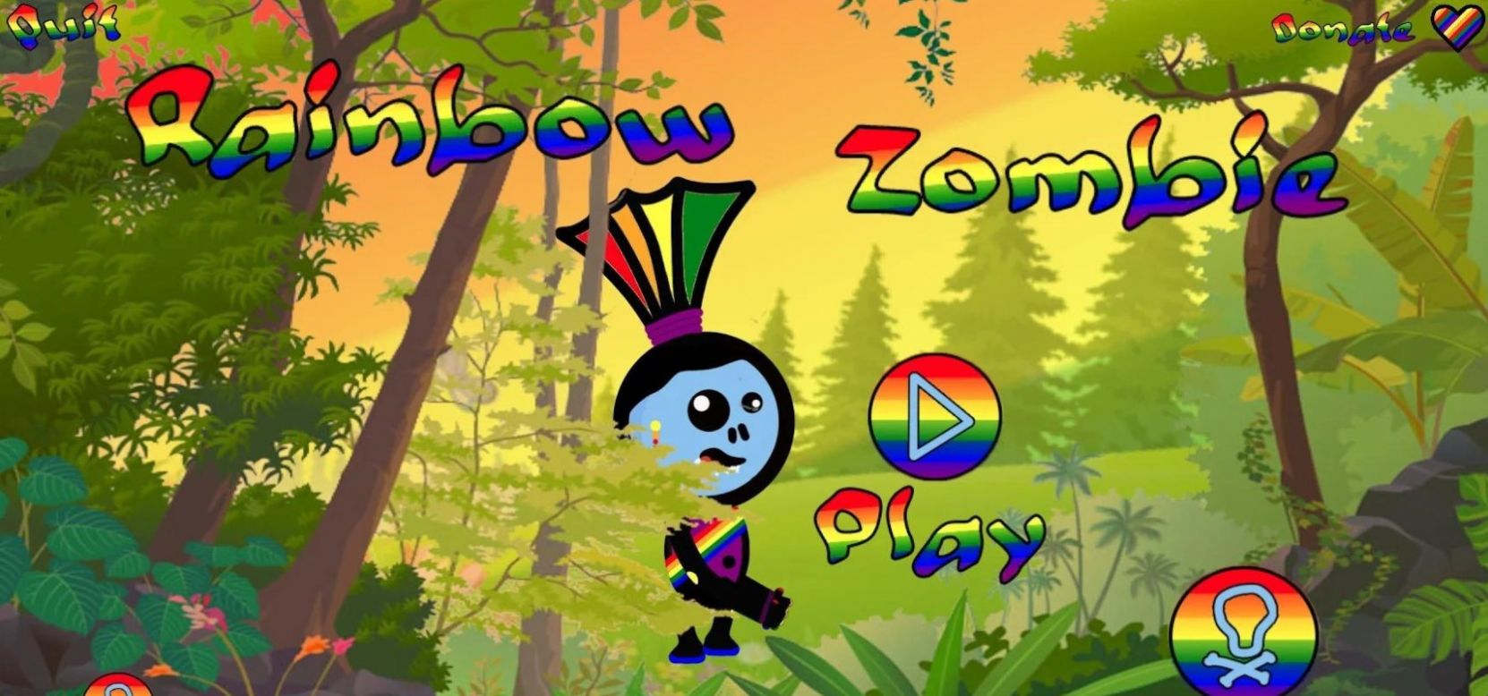 彩虹僵尸游戏安卓版（Rainbow Zombie）图2: