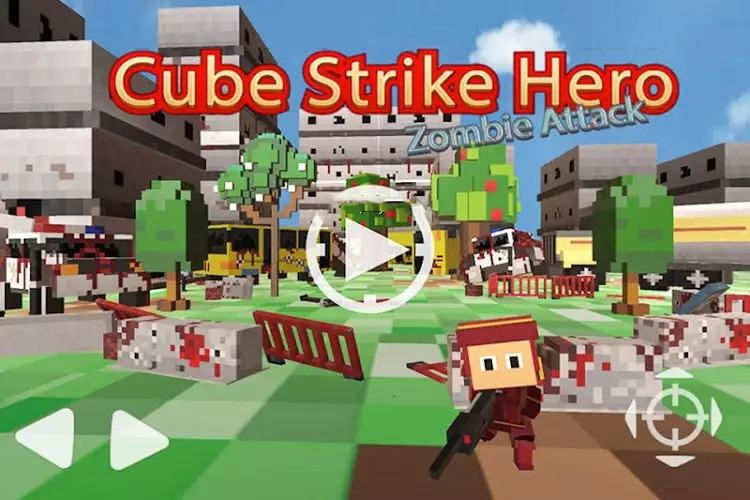 立方体攻击英雄游戏安卓版（Cube Strike Hero）图1: