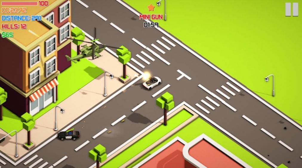 城市汽车竞技游戏安卓版（City Car Chase）图1: